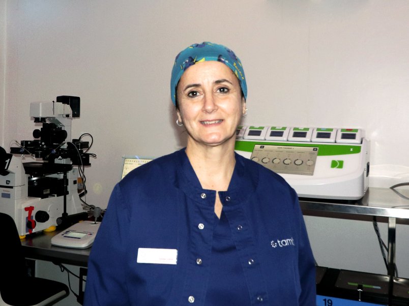 Dr. Susana Cortés, Laboratoriumdirecteur Embryoloog