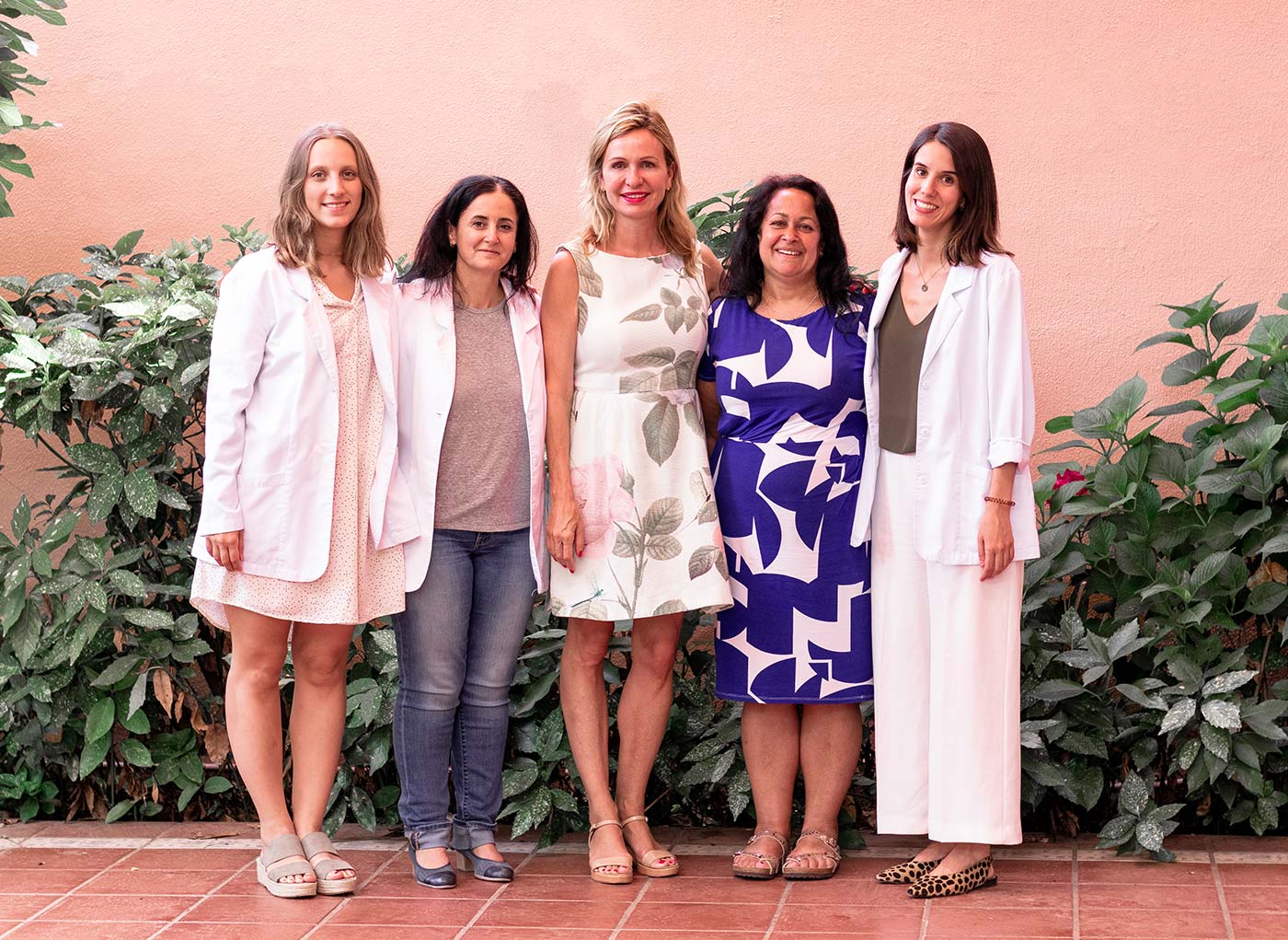 Carolina Andrés, Dra. Susana Cortés, Inge Kormelink, Joyce Harper and Andrea Rodrigo