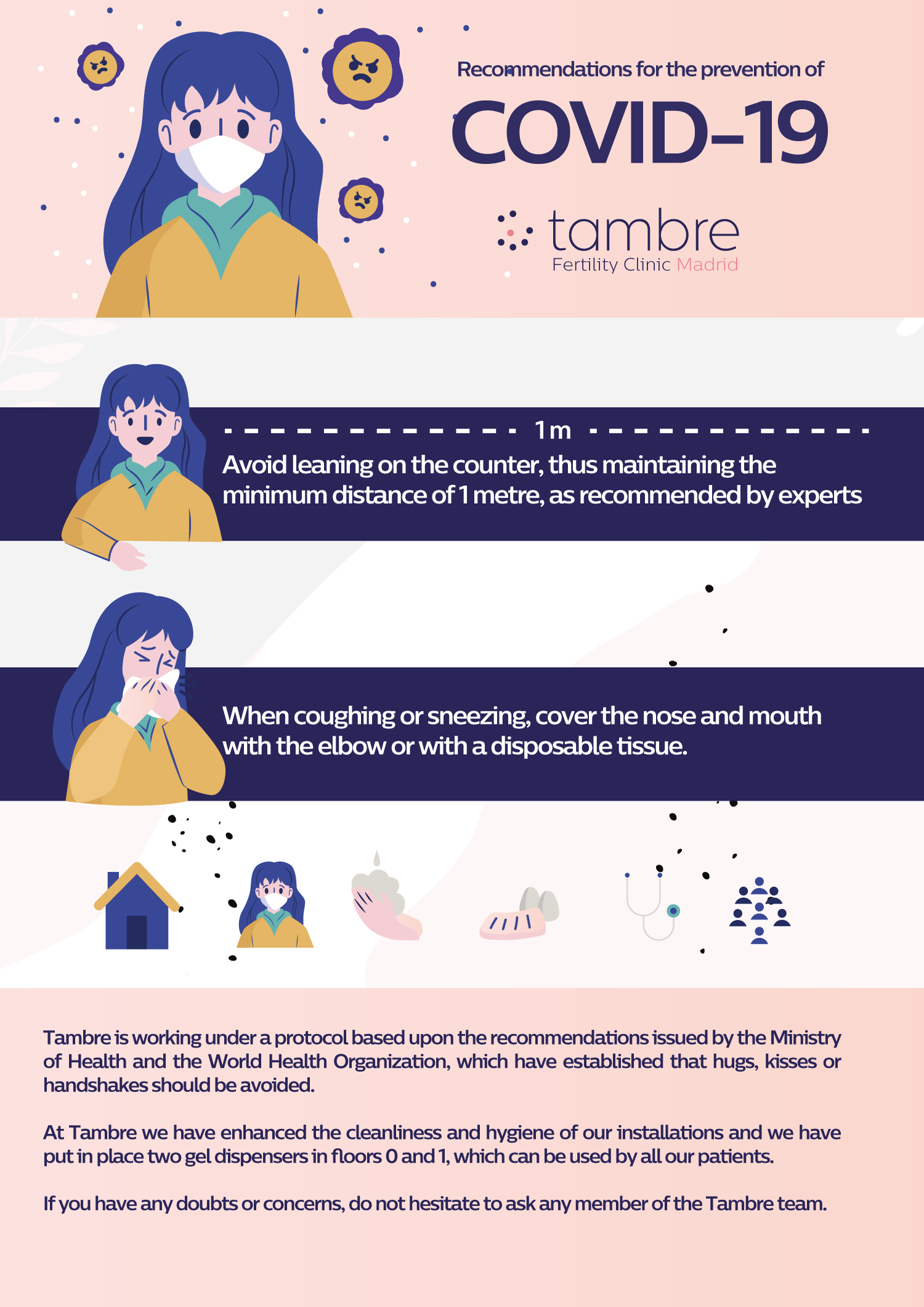 Coronavirus recommendations Tambre