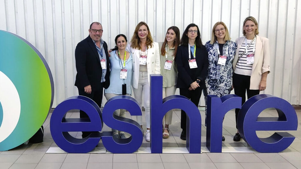 Ein Teil des Tambre-Teams bei der Teilnahme am ESHRE-Kongress in Amsterdam.